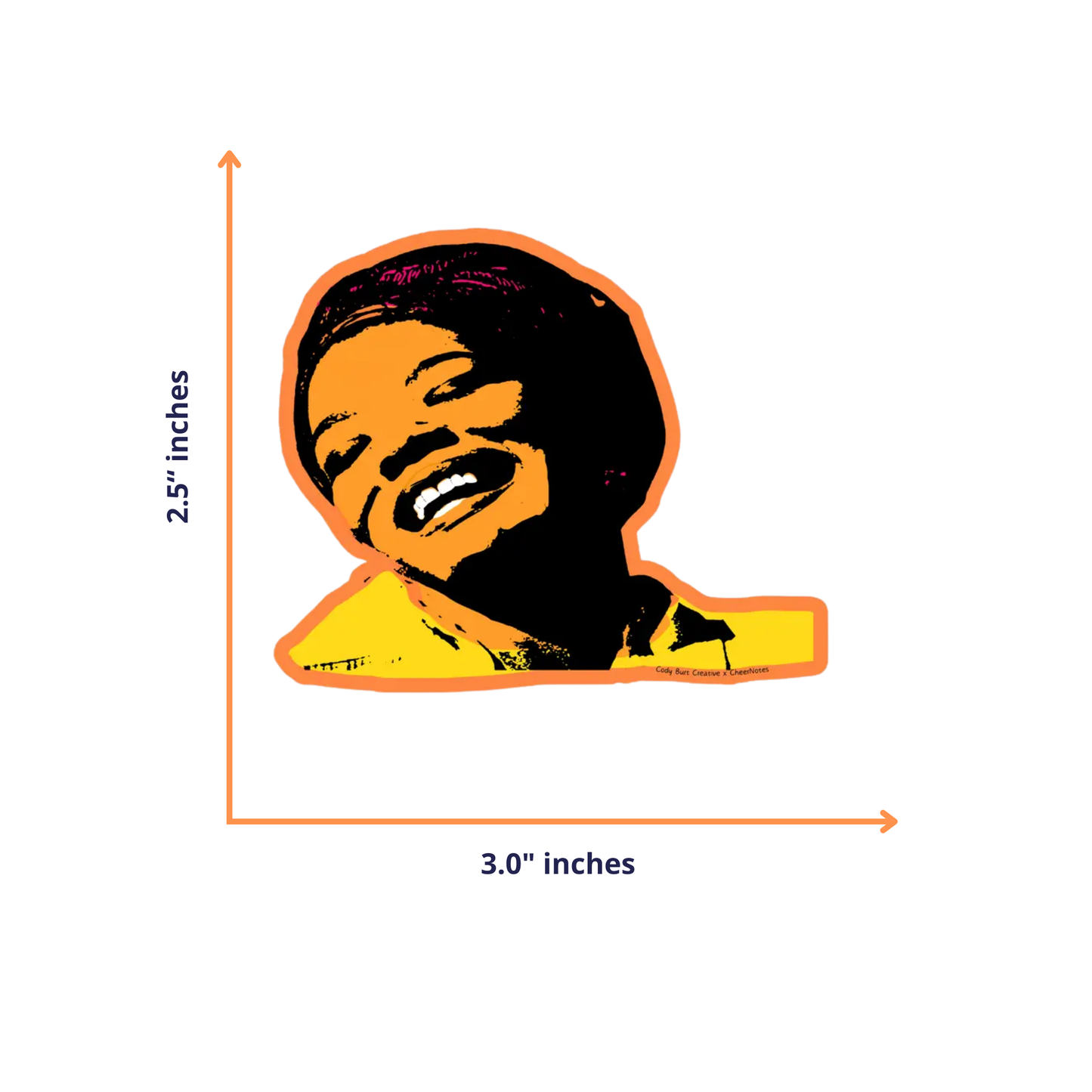 CheerNotes - Maya Angelou Poetry Stickers | Black Literature | Writer