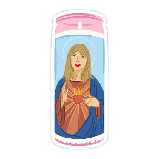 Bloomwolf Studio - Taylor Candle Vinyl Sticker - Taylor Swift Inspired: No packaging - sent loose