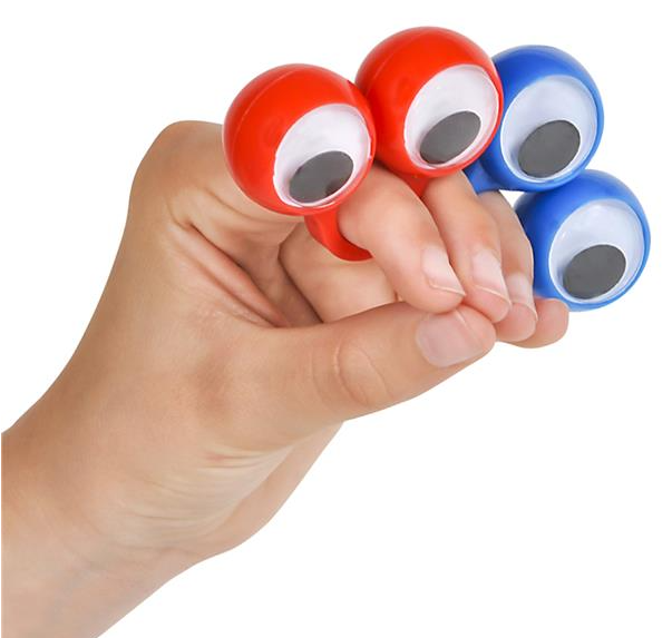 La Luna Bella - Toys - 2.25" FINGER EYE PUPPETS LLB kids toys