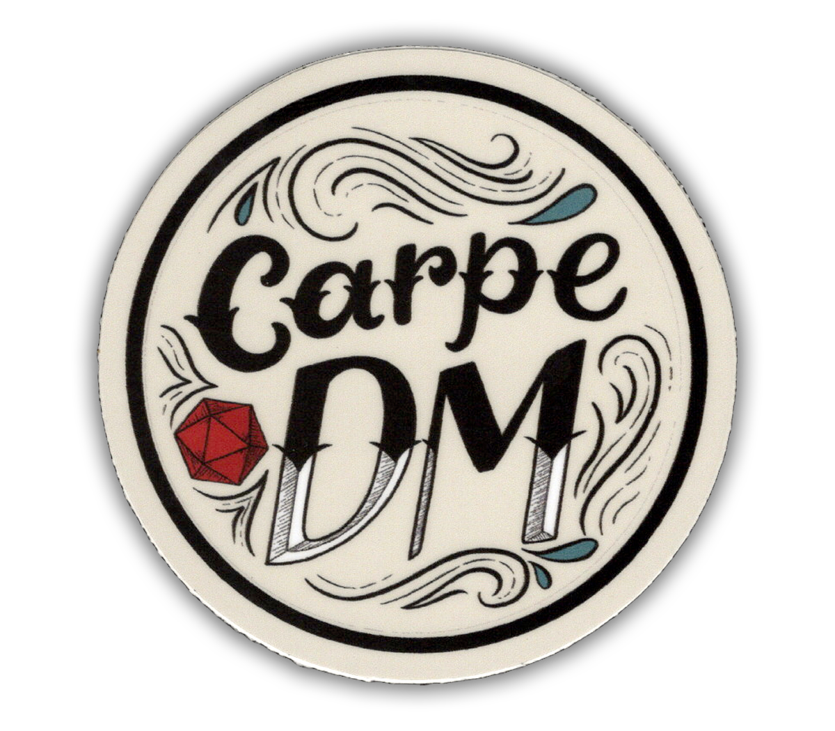 Storymakers Trading Co. - Carpe DM - D&D Dungeon Master vinyl sticker - waterproof, UV-proof