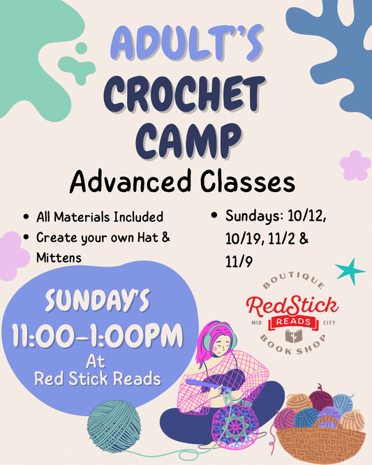Adult Advanced Crochet Camp: Hat & Mittens