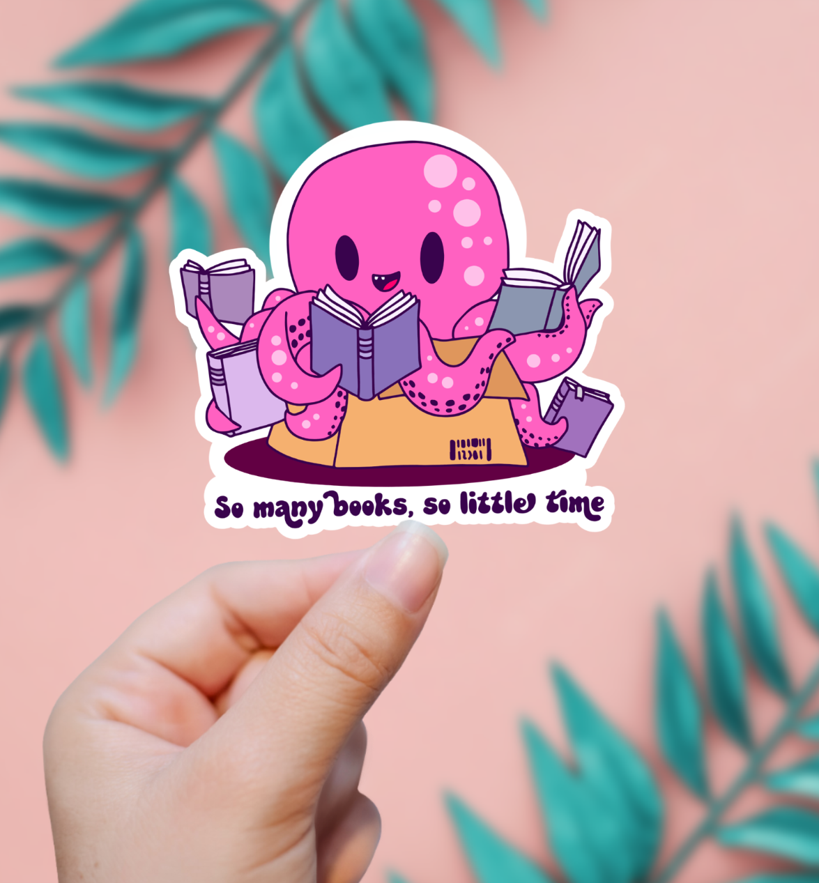EnchantingSunshine - So Many Books, So Little Time Sticker