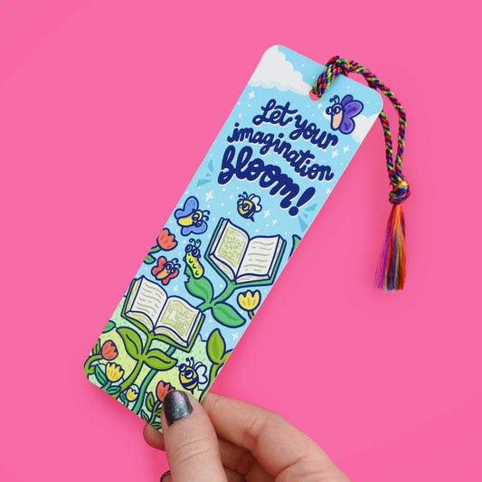 Turtle's Soup - Let Your Imagination Bloom Reader Gift Bookmark with Tassel