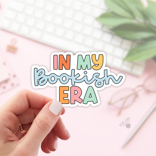Book Lover Merch Shop - In My Bookish Era Stickers / Bookish Stickers / Book Lover : Matte Stickers 2''