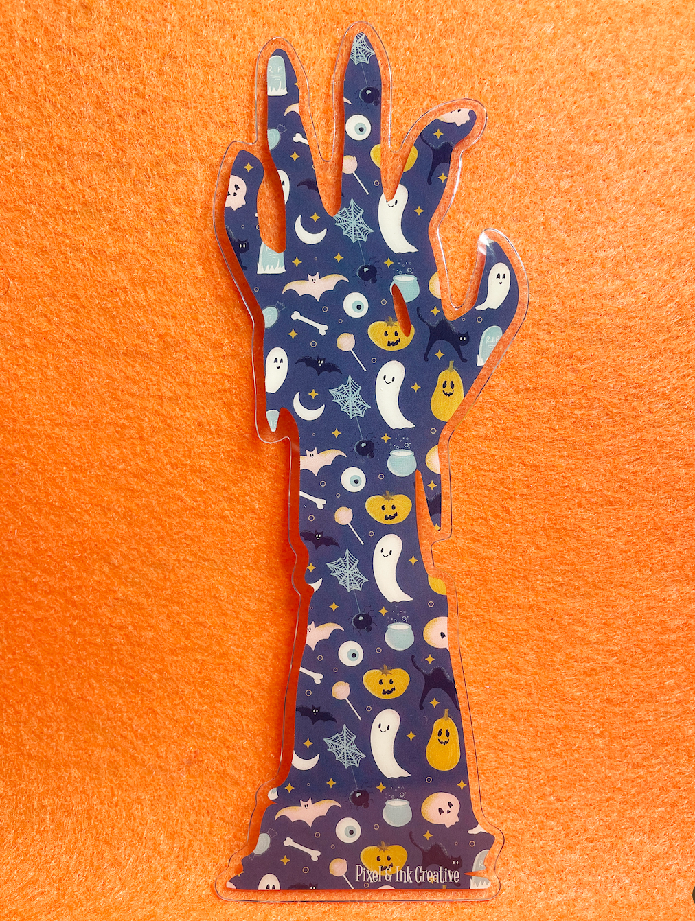 Pixel & Ink Creative - Cute & Spooky Zombie Bookmark
