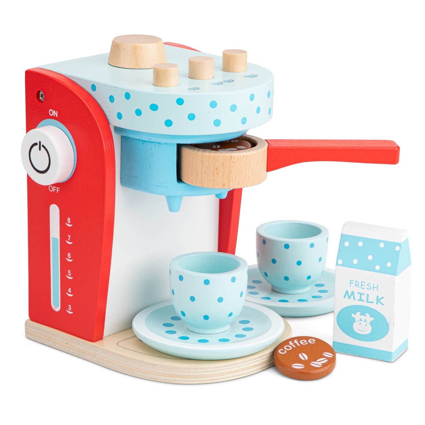 New Classic Toys - Coffee machine - red