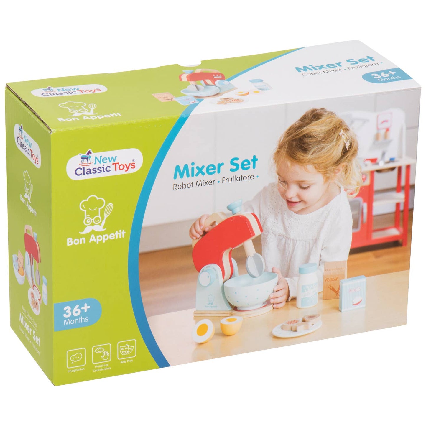 New Classic Toys - Mixer set - red