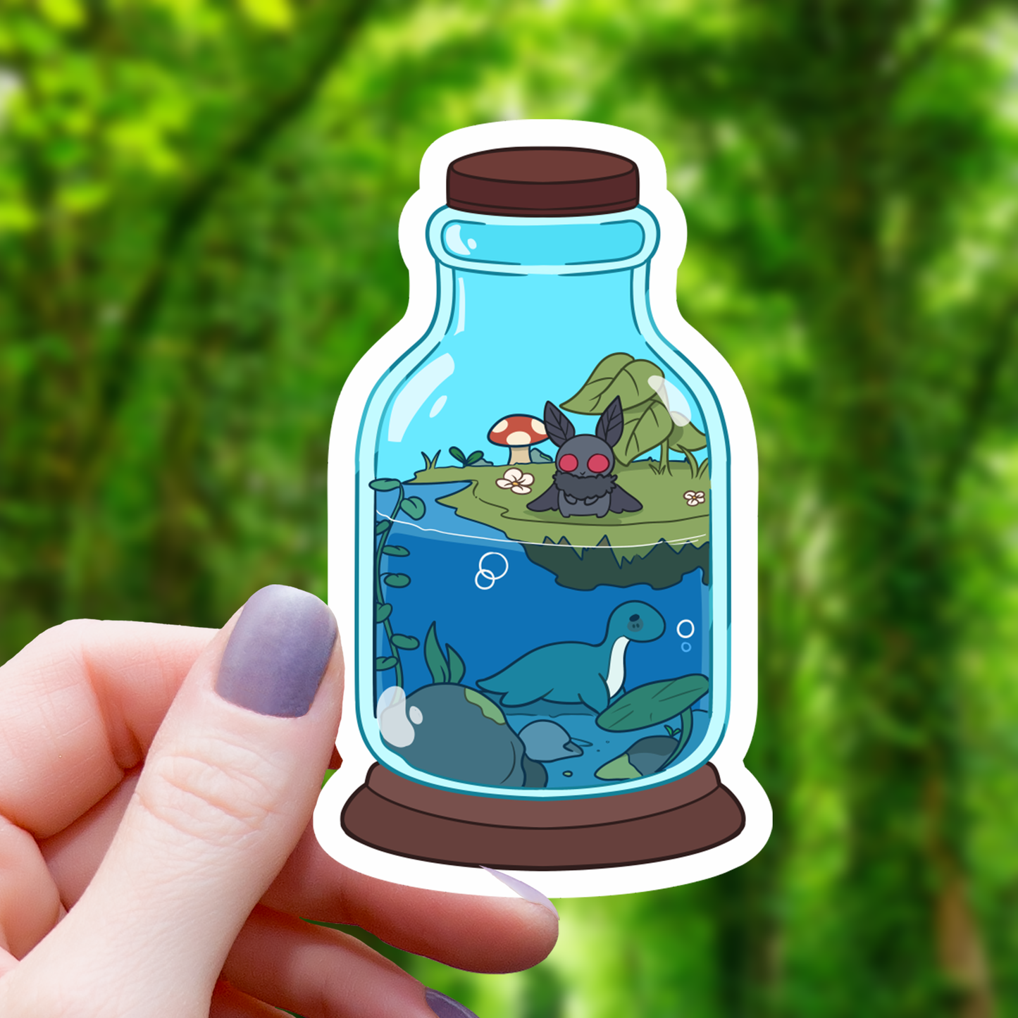 Mimic Gaming Co - Cryptid Terrarium Sticker- 3"