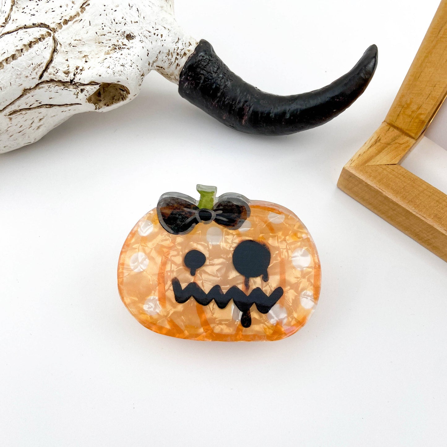 mildstyles - Halloween Cute Pumpkin Hair Clip: A