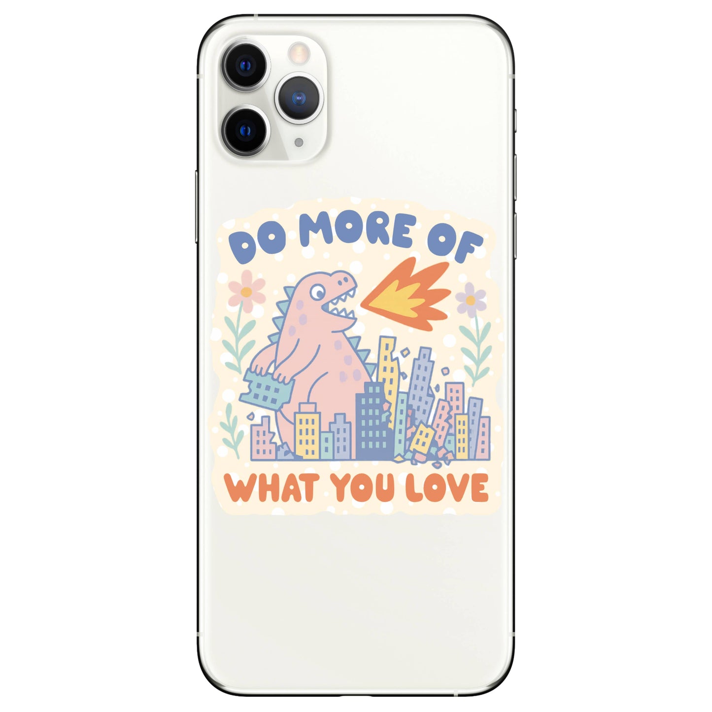 Juju and Moxie - Funny Motivational Monster Fire High Quality Vinyl Sticker