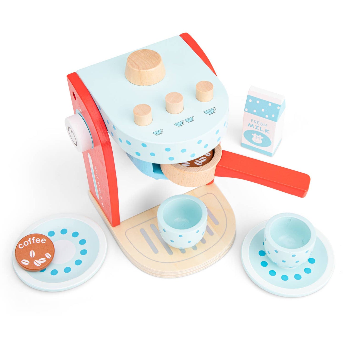 New Classic Toys - Coffee machine - red