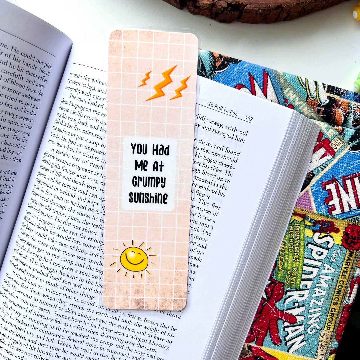 Cozy Reads Shop - Romance Tropes Bookmarks: Tassel / Grumpy Sunshine