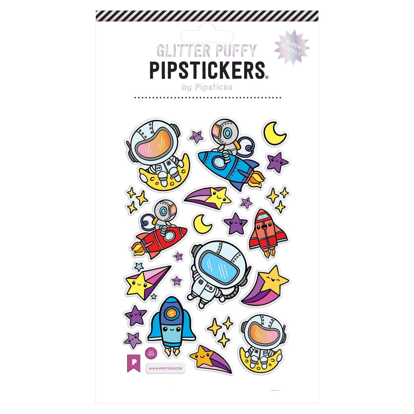 Pipsticks - Puffy Adorable Astronauts Stickers