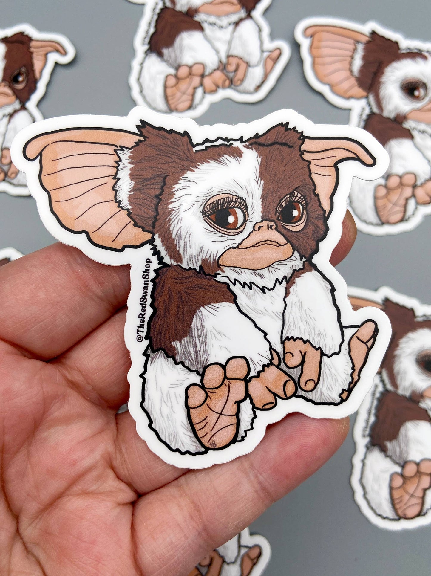 The Red Swan Shop - Vinyl Decal - Gizmo - Gremlins
