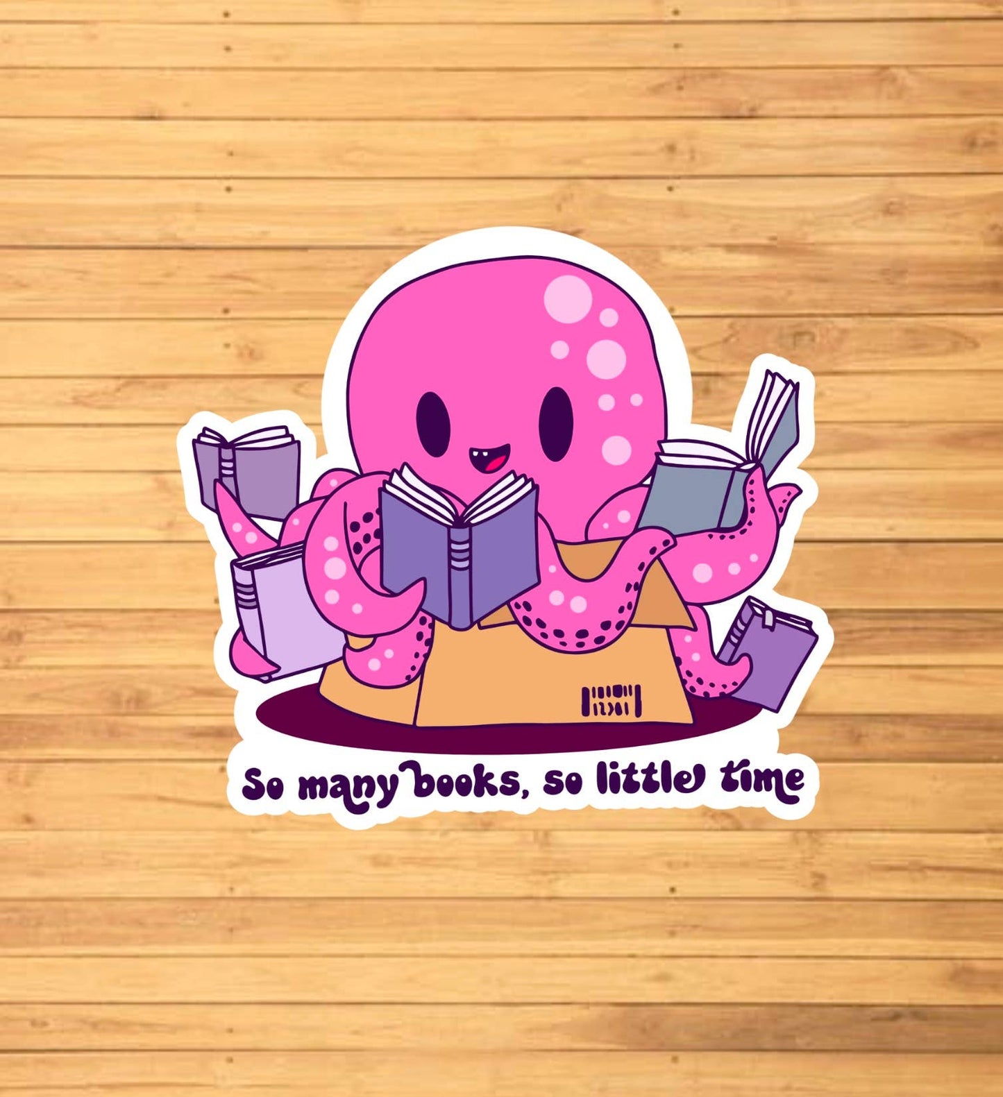 EnchantingSunshine - So Many Books, So Little Time Sticker