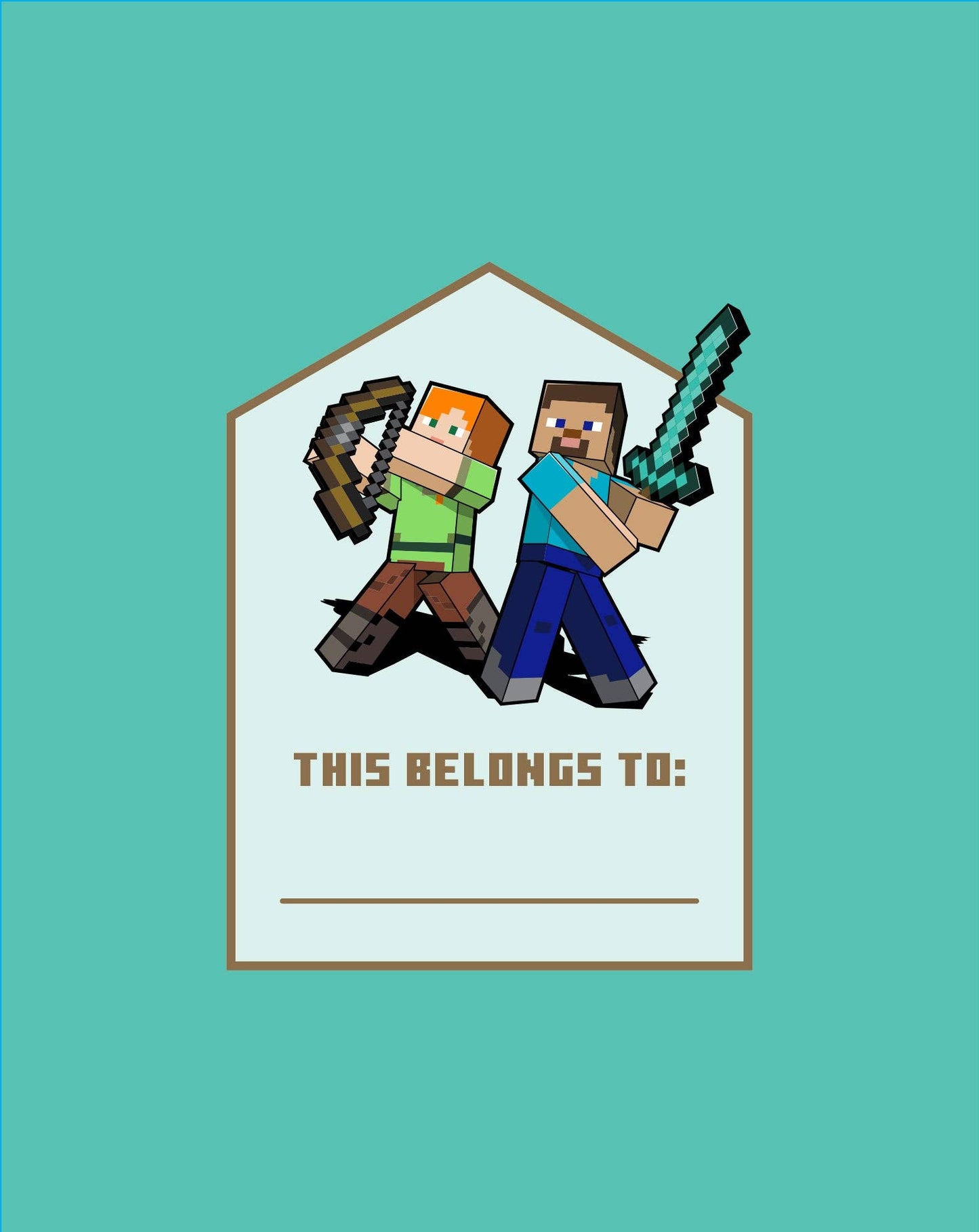 Insight Editions - Minecraft: Mobs Glow-in-the-Dark Lock & Key Diary