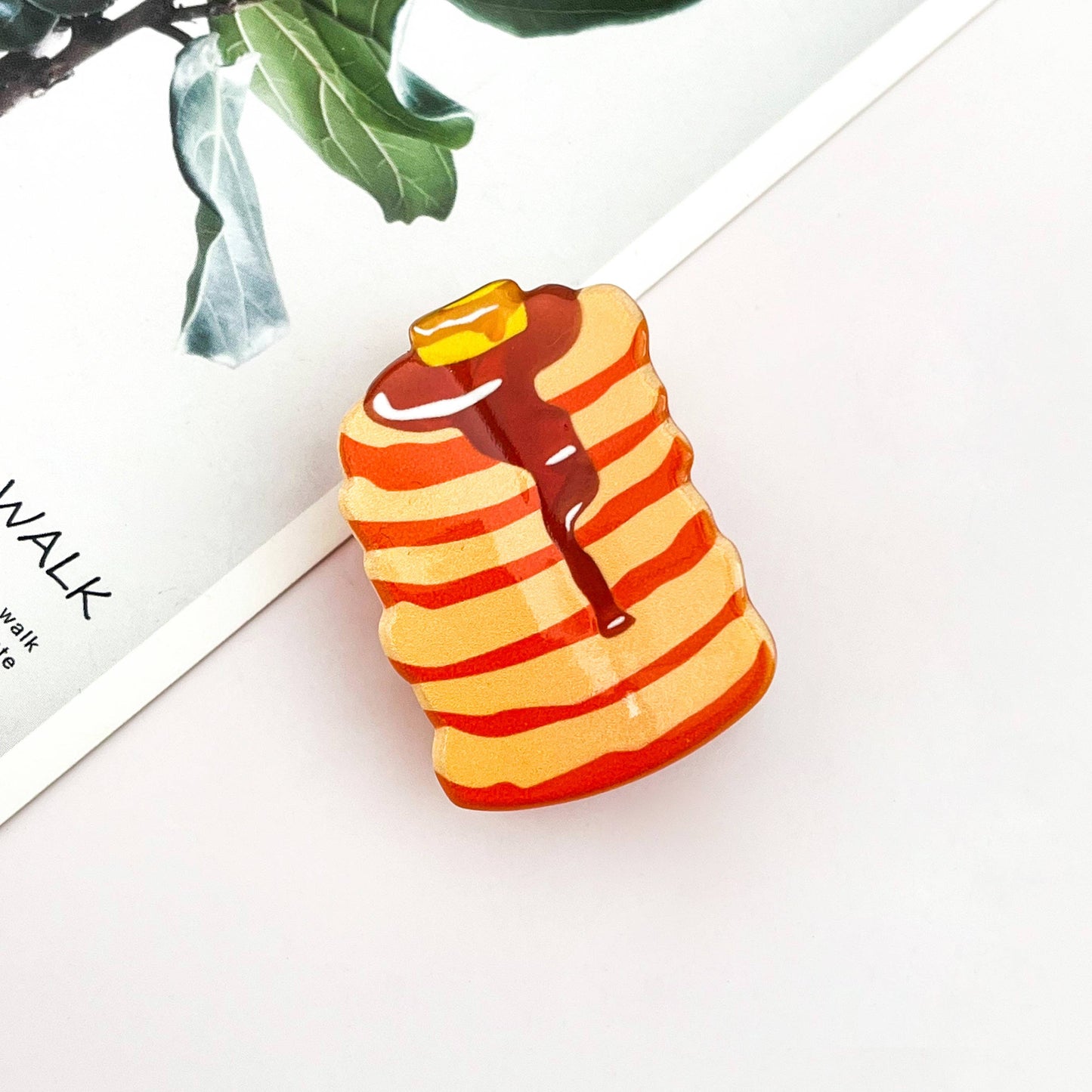 mildstyles - Mini Coffee Muffin Print Claw Clip – Summer Gift: Coffee