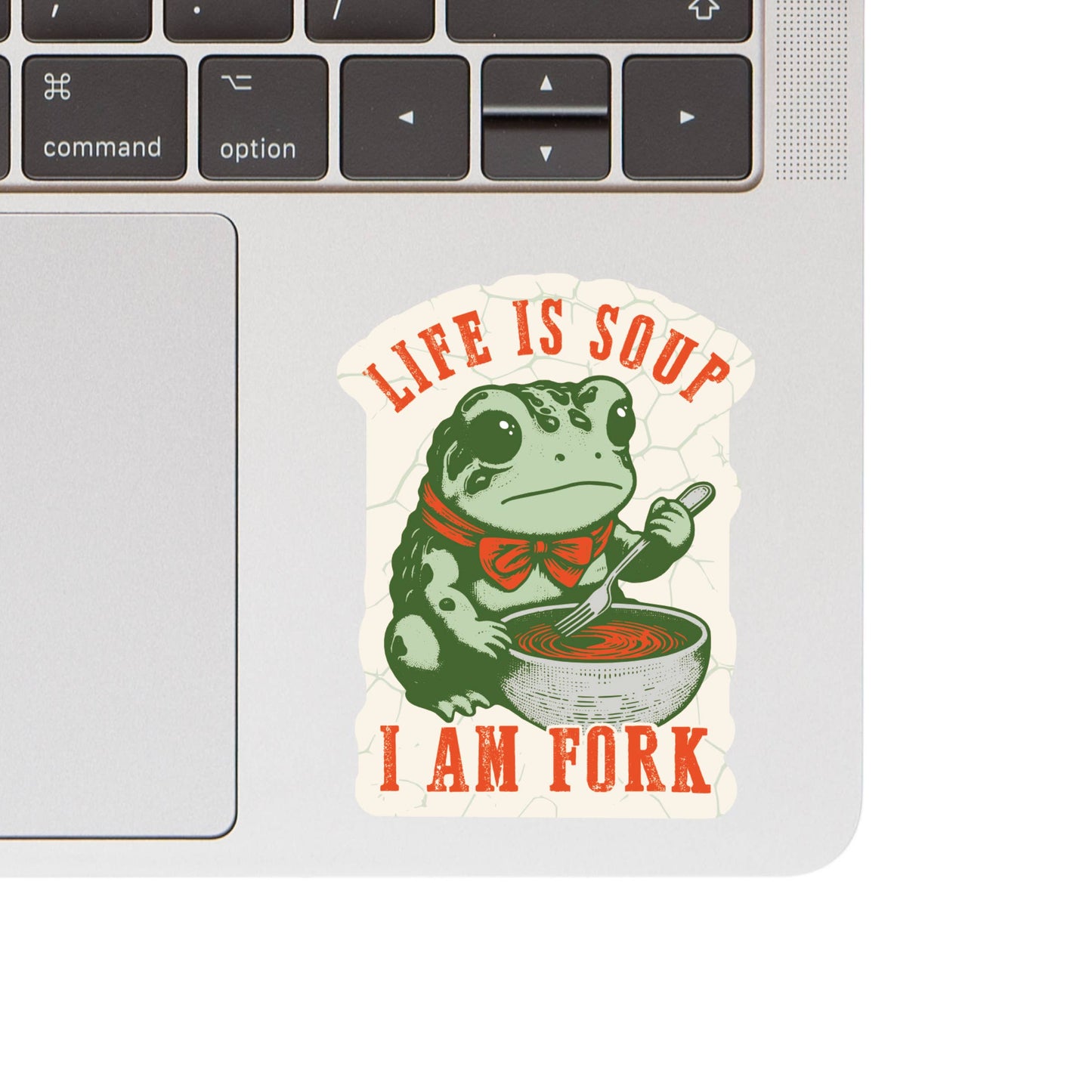 Juju and Moxie - Funny Frog Soup Life Sarcasm High Quality Vinyl Sticker