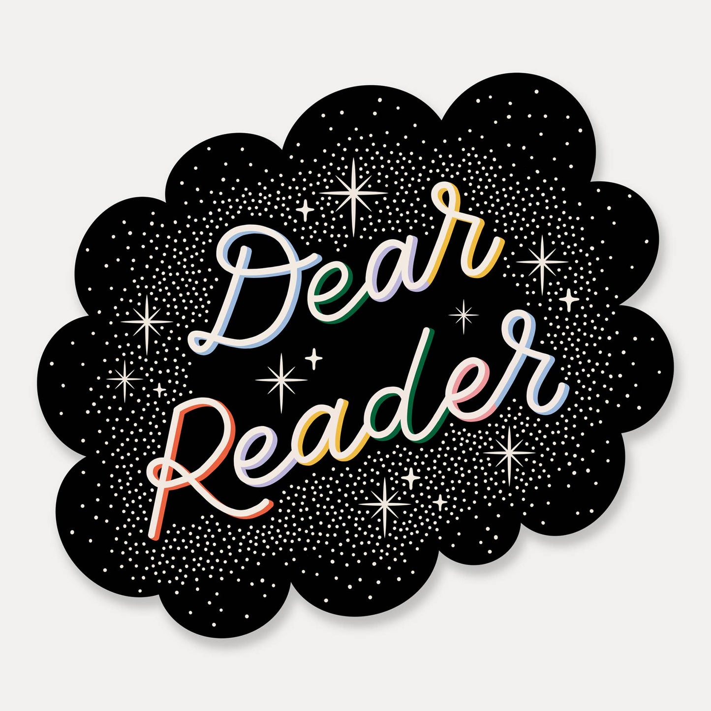 Just Follow Your Art - Dear Reader Vinyl Sticker | Literature Theme Gift