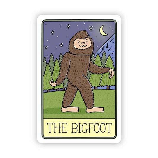 Big Moods - "The Bigfoot" Tarot Card Sticker