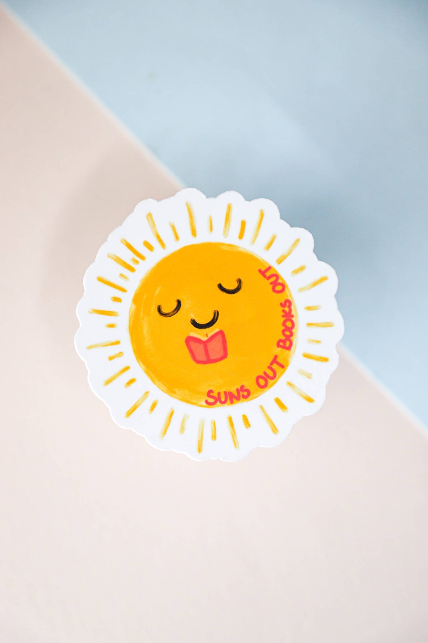 Furever Booked - Suns Out Books Out Summer Sticker