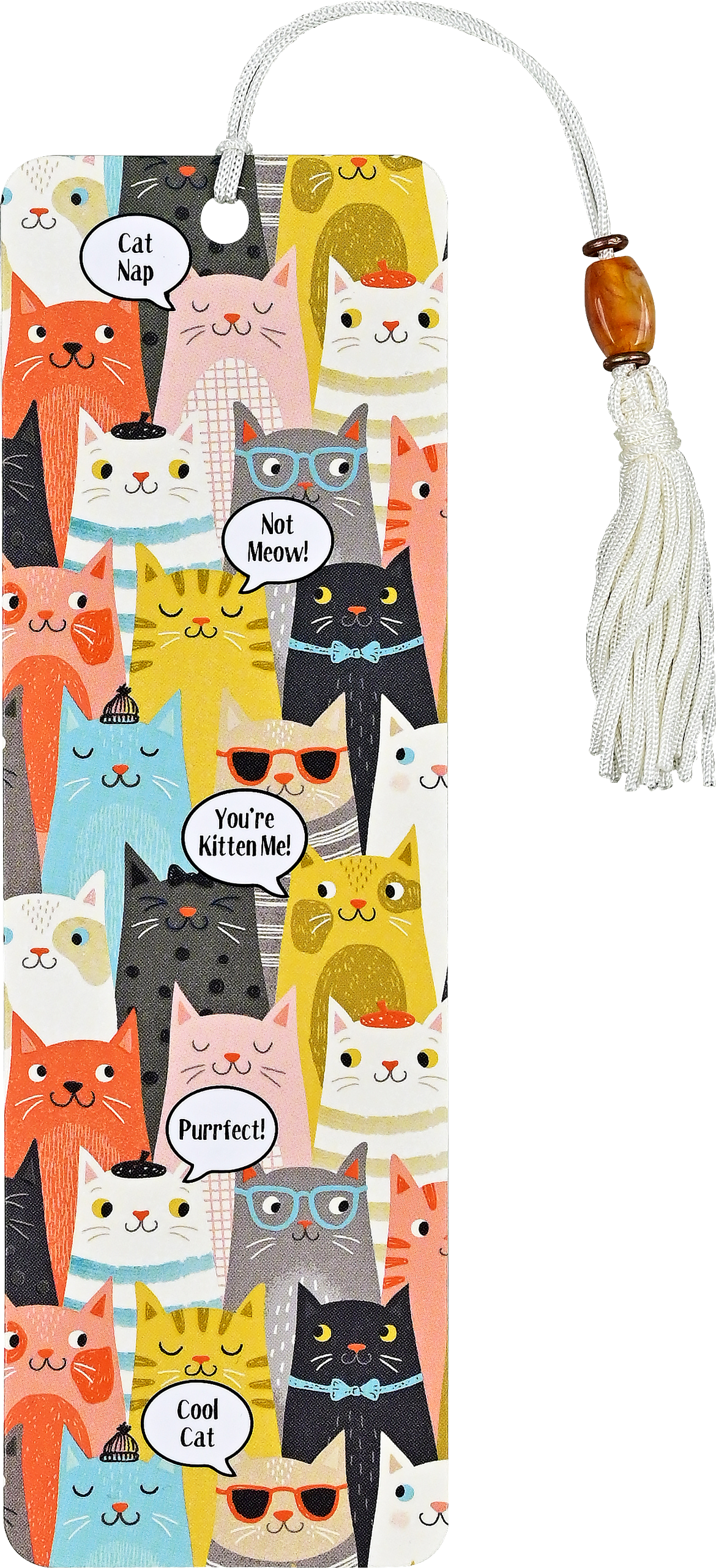 Peter Pauper Press - Cat's Beaded Bookmark