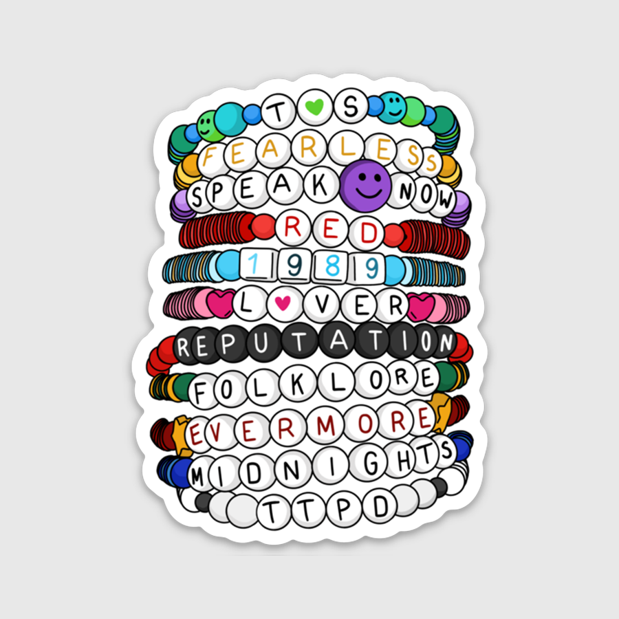 Brittany Paige - Eras Friendship Bracelets Sticker (Updated W/ New Era!)