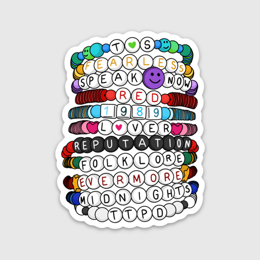 Brittany Paige - Eras Friendship Bracelets Sticker (Updated W/ New Era!)