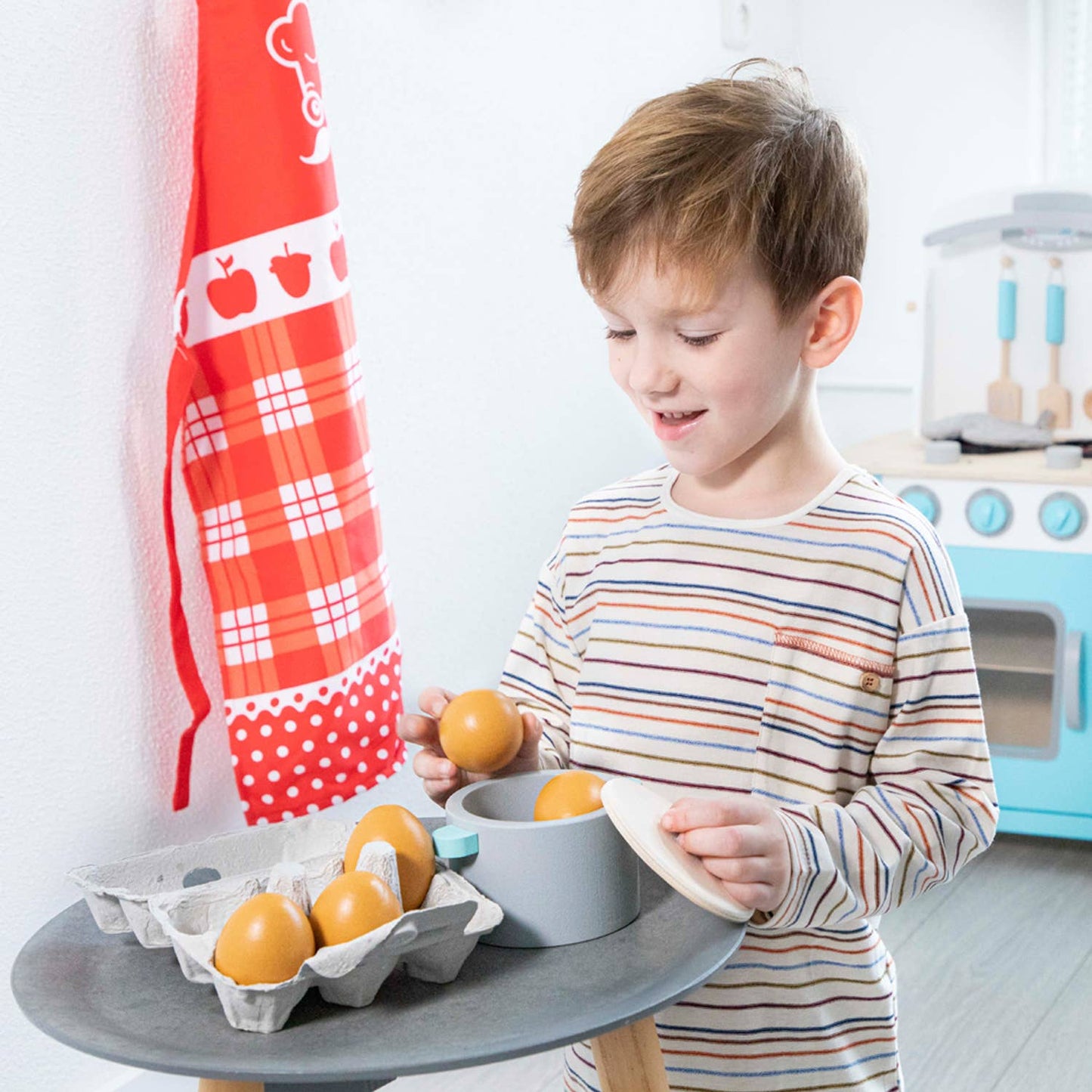 New Classic Toys - New Classic Toys Wooden toy eggs - 6 pieces