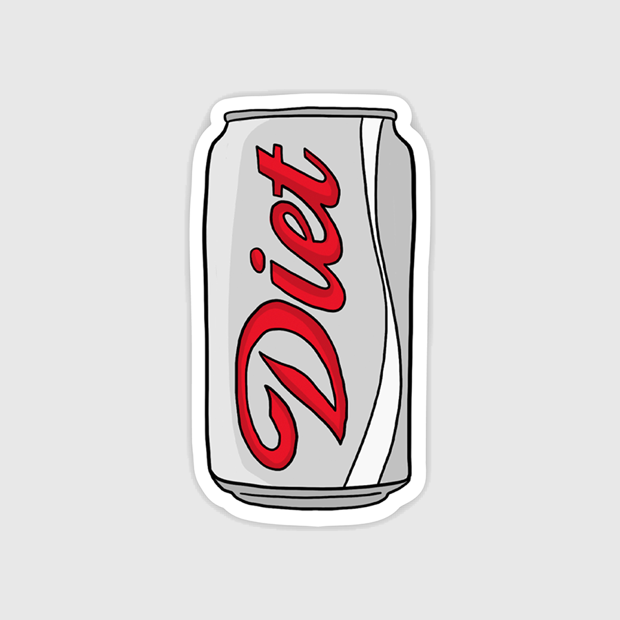 Brittany Paige - Diet Soda Can Sticker