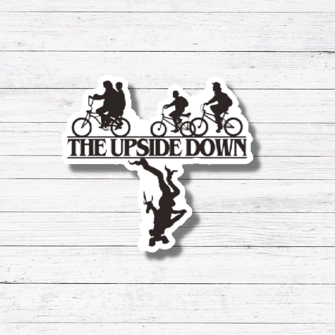 Oily Graphic Creations - Upside Down-Stranger Things Sticker/Magnet: Glossy Vinyl