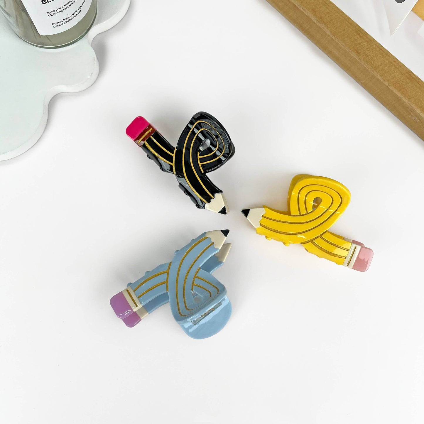 mildstyles - Acetate pencil hair claw clip: Blue