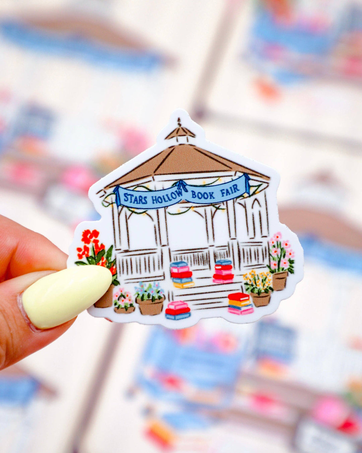 Furever Booked - Town Square Book Fair Sticker