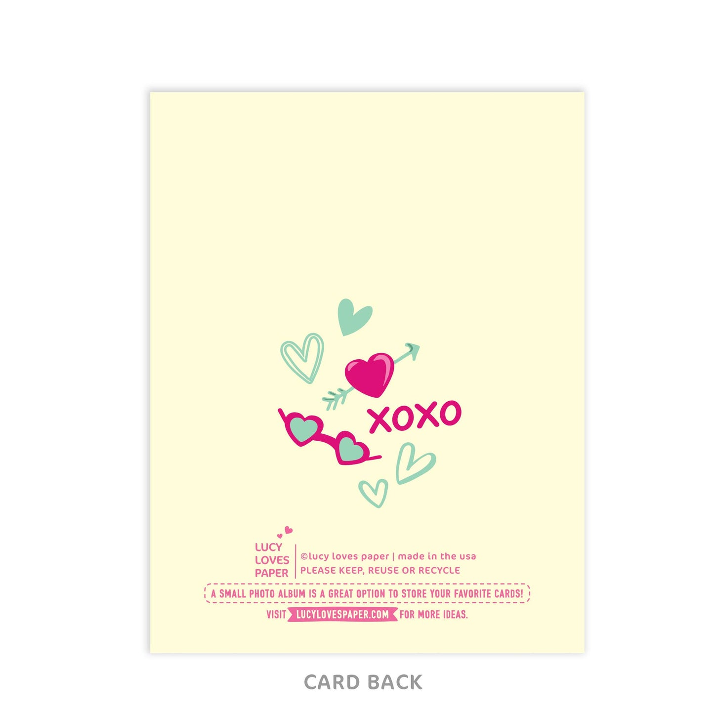 Lucy Loves Paper - Happy Galentine's Day To Us | Card (A2)