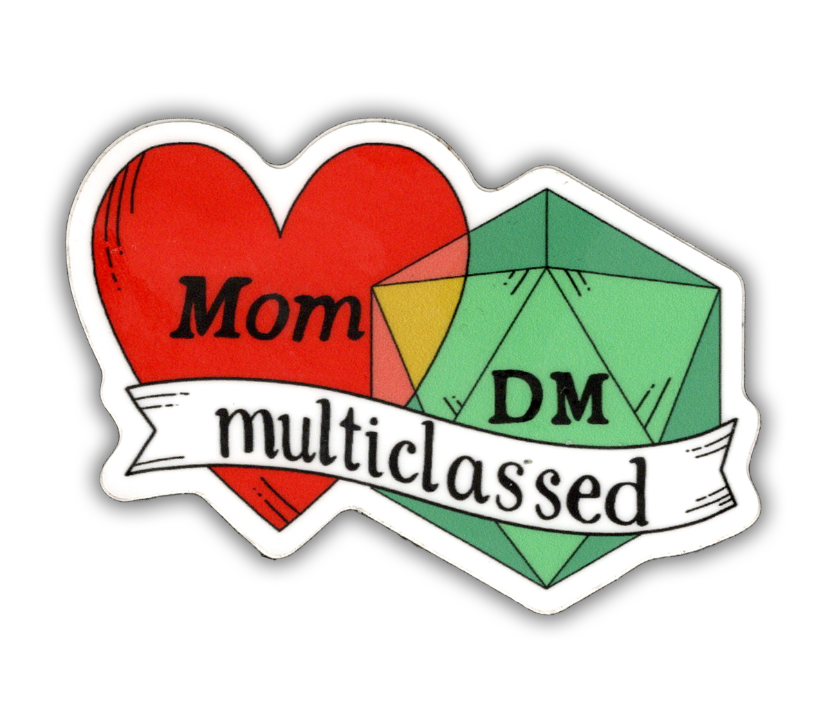 Storymakers Trading Co. - Mom/DM Multiclassed - D&D vinyl sticker - waterproof, UV-proof