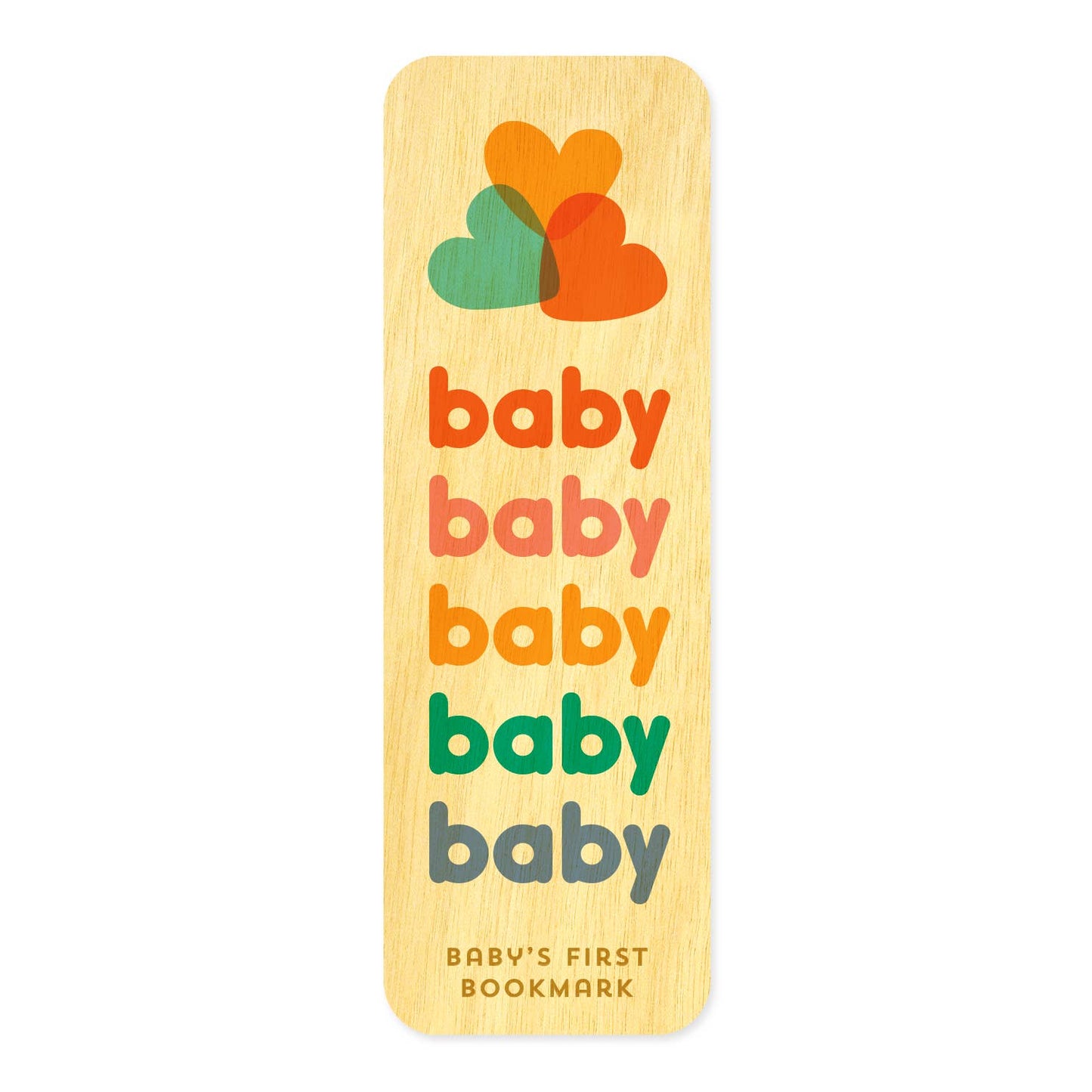 Night Owl Paper Goods - Baby Baby Bookmark Congratulations Card