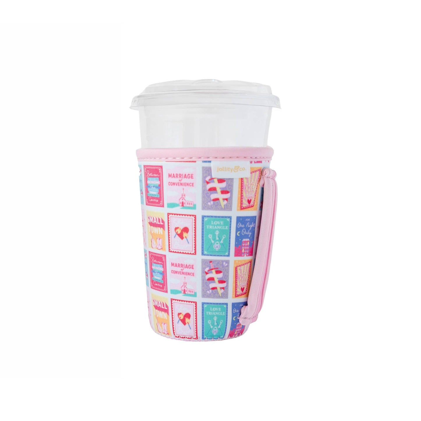 Jollity & Co. + Daydream Society - Rom Com Book Themed Beverage Sleeve - 3 Style & SizeOptions : Small