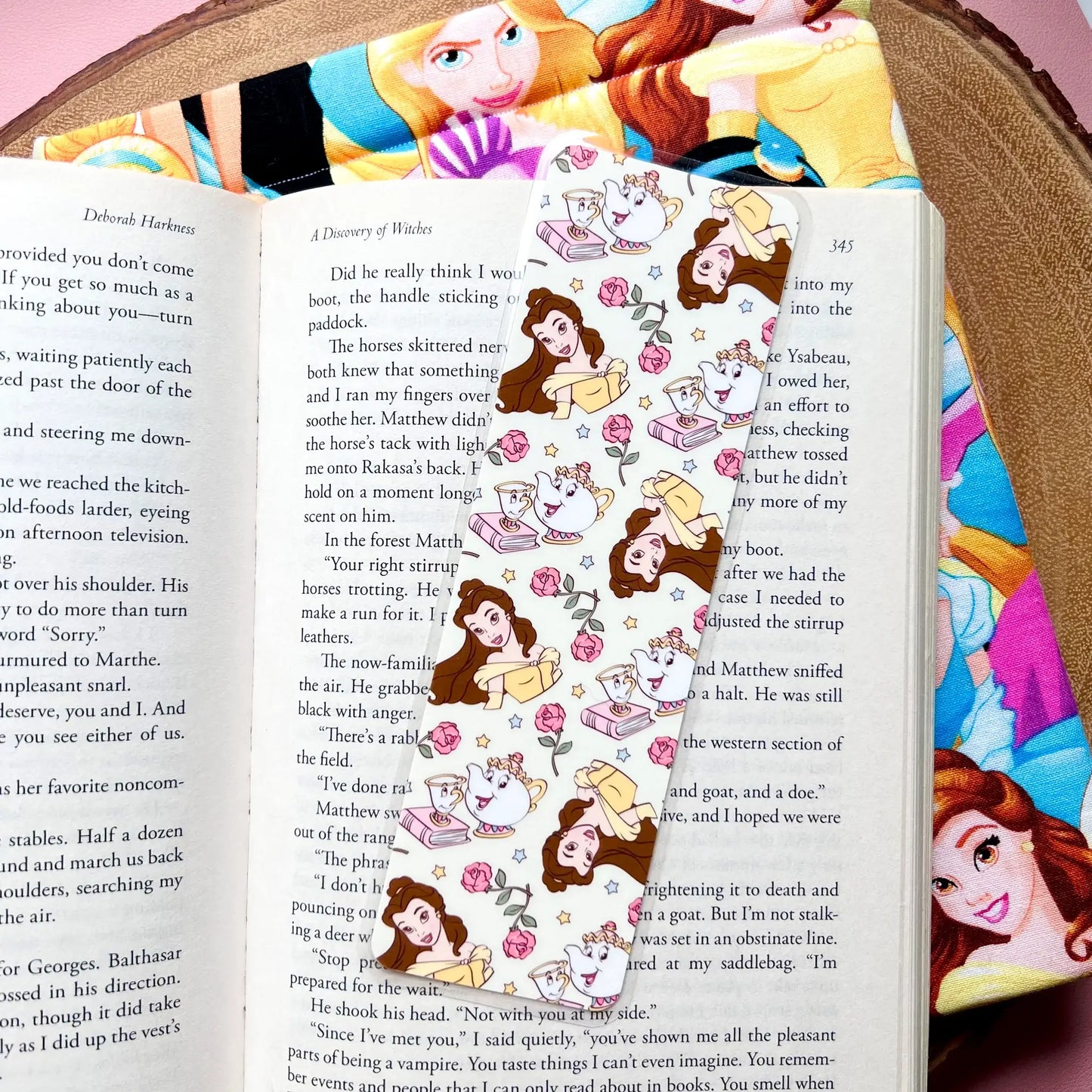 Cozy Reads Shop - Floral Princess Bookmark: Tassel