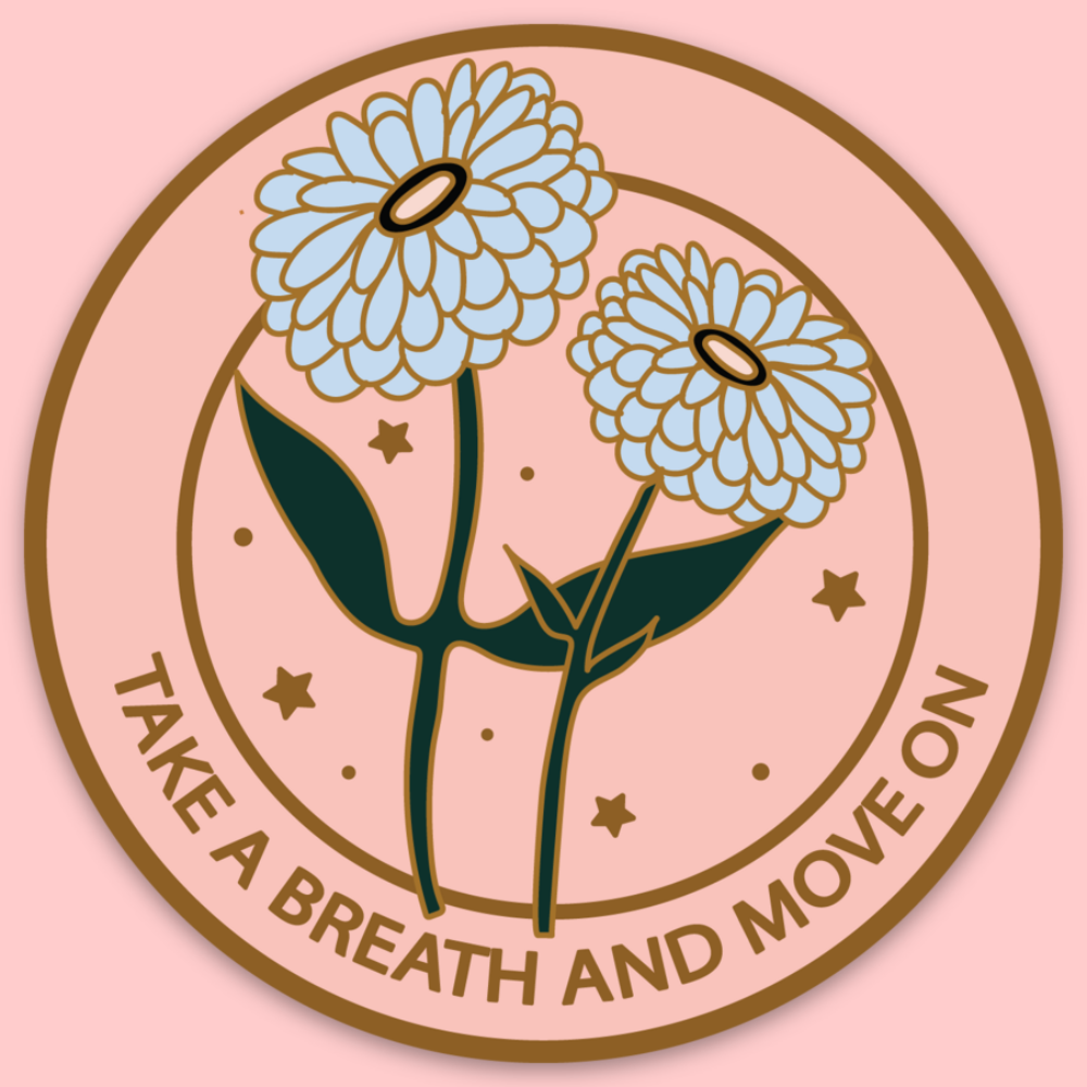 Tender Ghost - Take A Breath And Move On Sticker