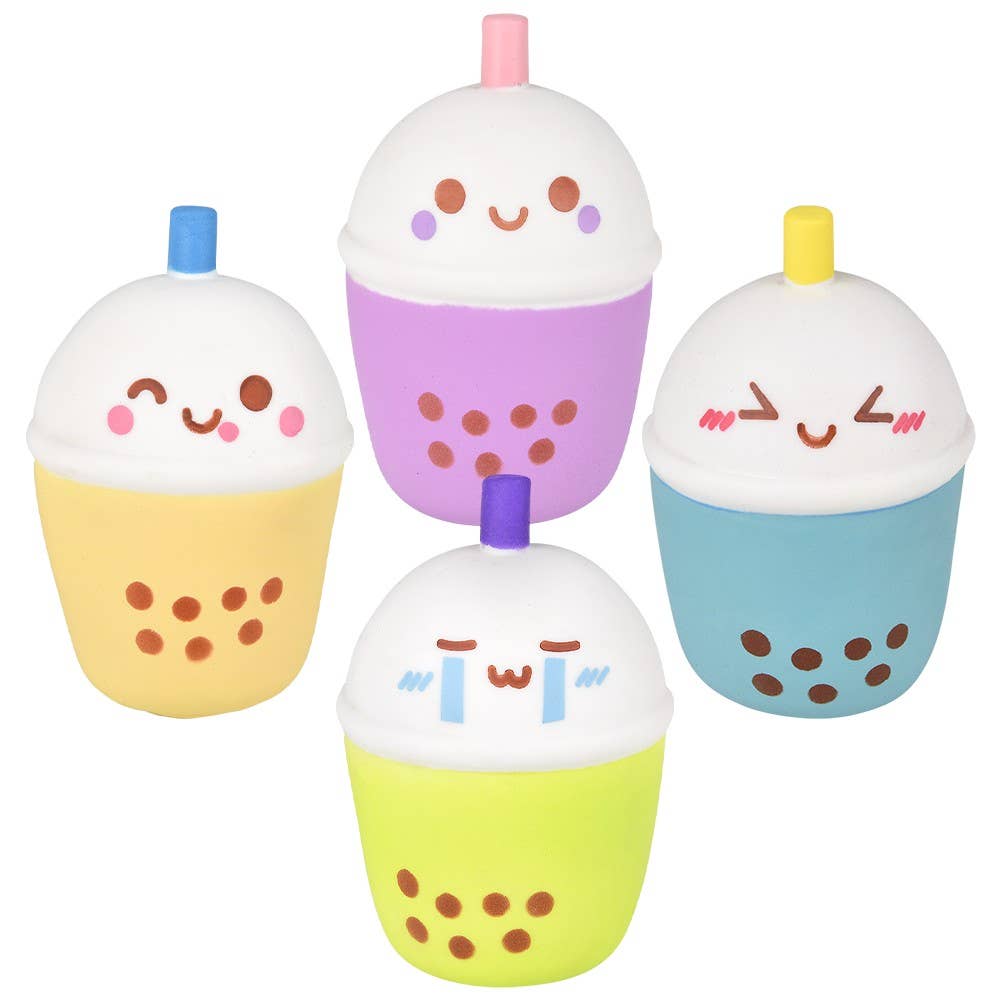 La Luna Bella - Toys - 3.5" Squish And Stretch Bubble Tea