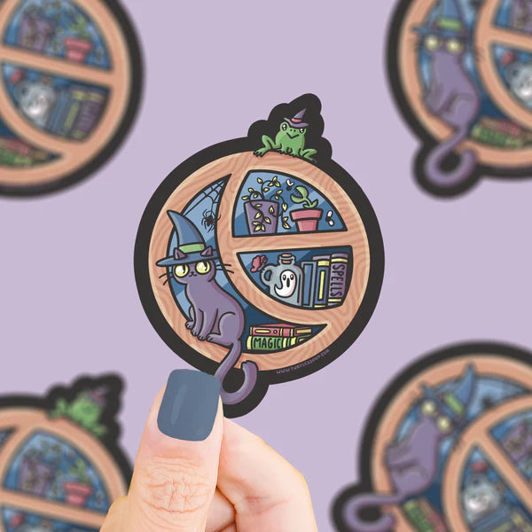 Turtle's soup - spooky halloween window vinyl sticker