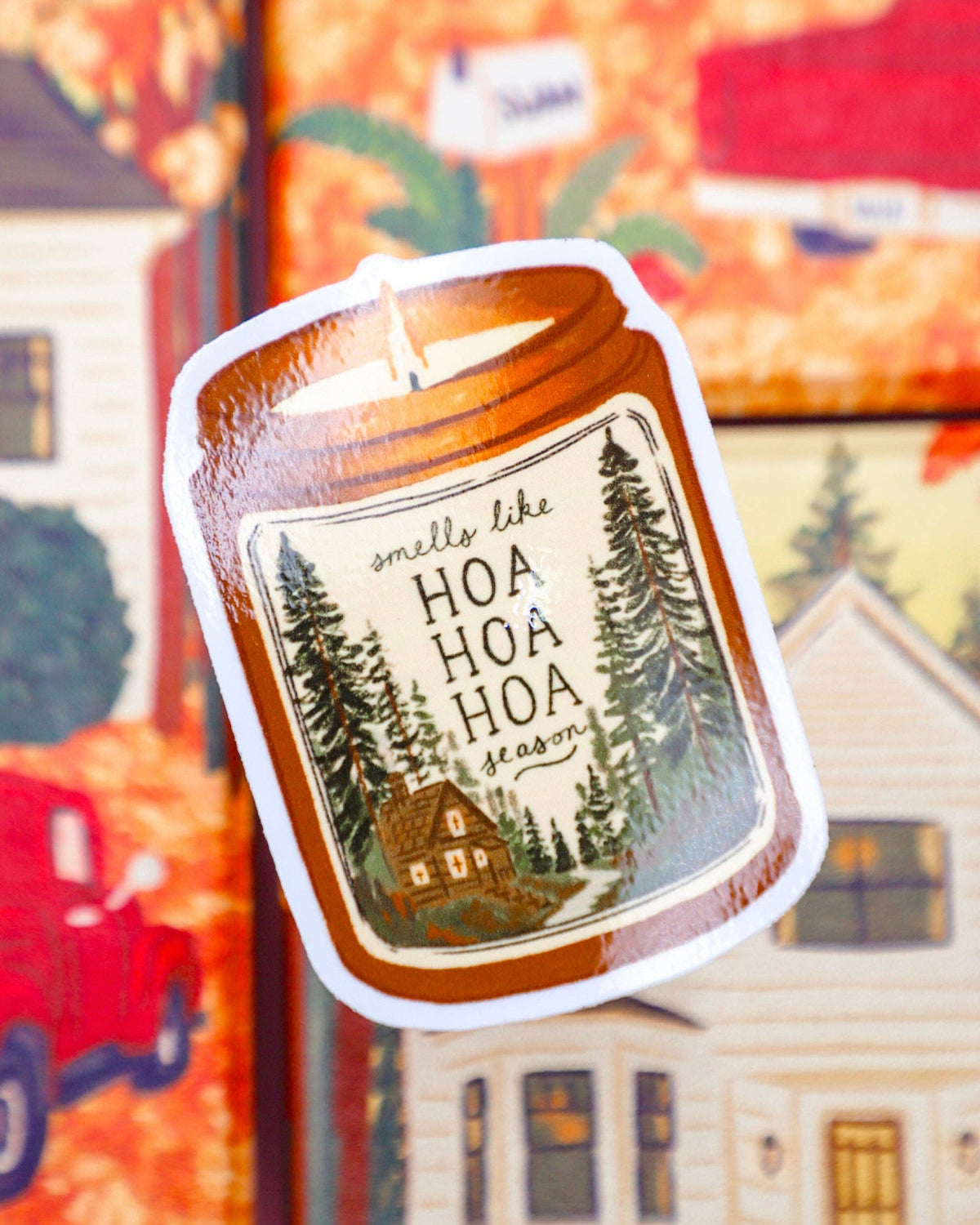 Furever Booked - Smells Like Hoa Hoa Hoa Season Sticker