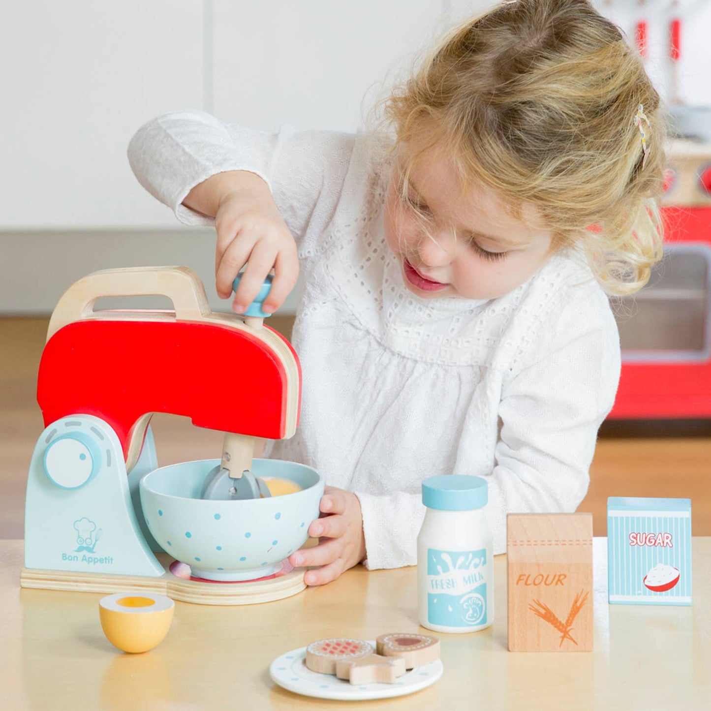 New Classic Toys - Mixer set - red