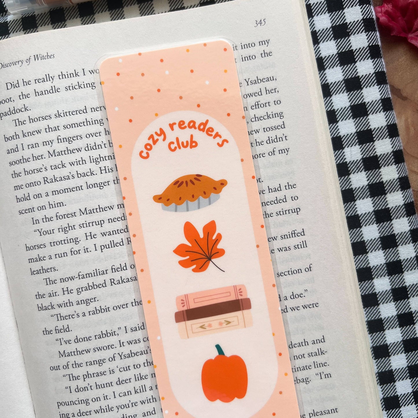 Cozy Reads Shop - Cozy Readers Bookmarks: Cozy Readers Club / No Tassel