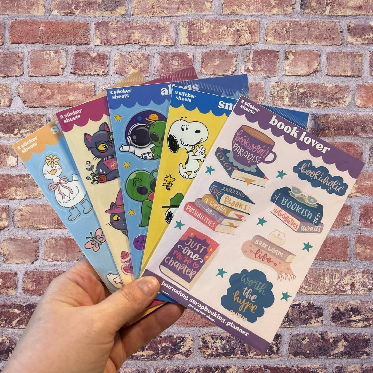 The Corner Shop - Aliens Sticker Sheets