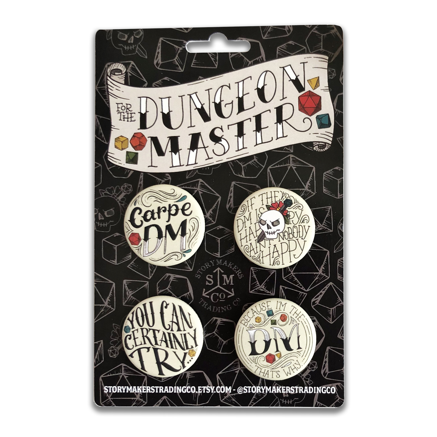 Storymakers Trading Co. - Dungeon Master Button Collection