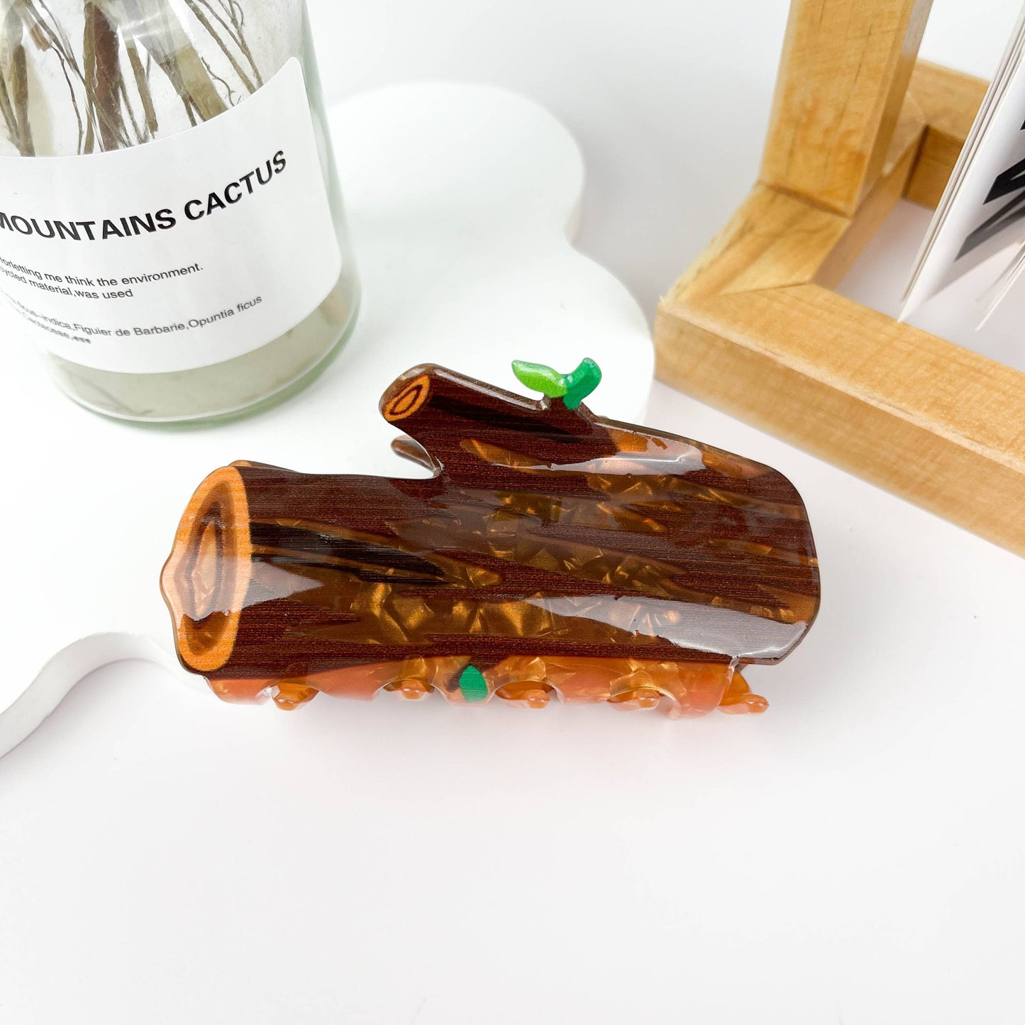 mildstyles - Squirrel Pony Leaf Bush Hair Clip: Squirrel