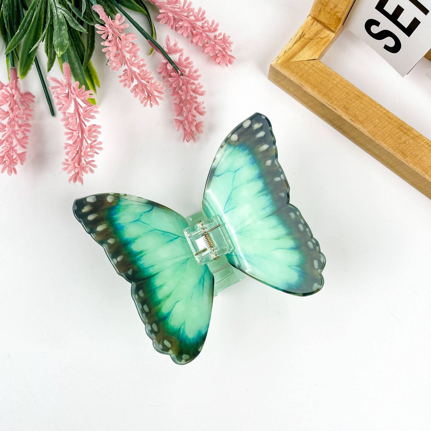 mildstyles - Dancing butterfly hair clip,Animal hair clips: Blue