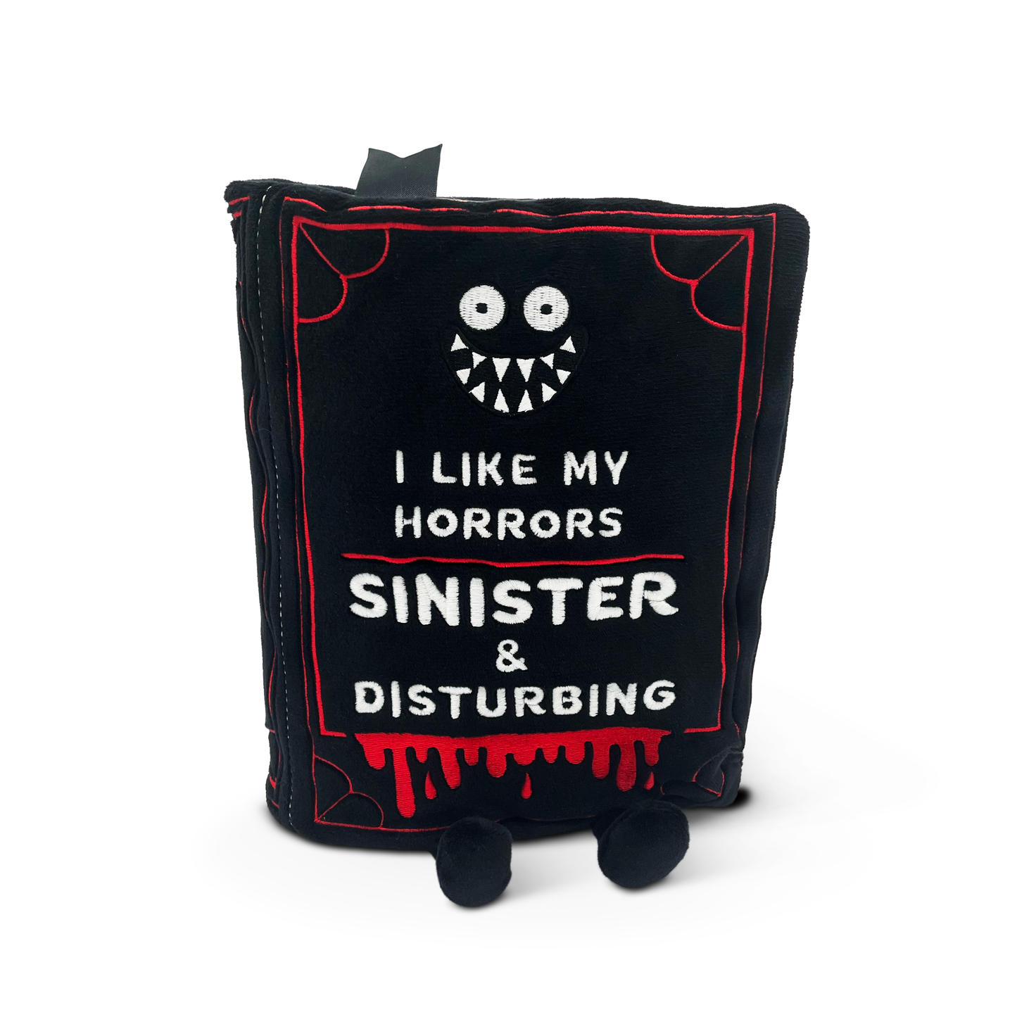 Punchkins - "I Like My Horrors Sinister & Disturbing" Book Plush