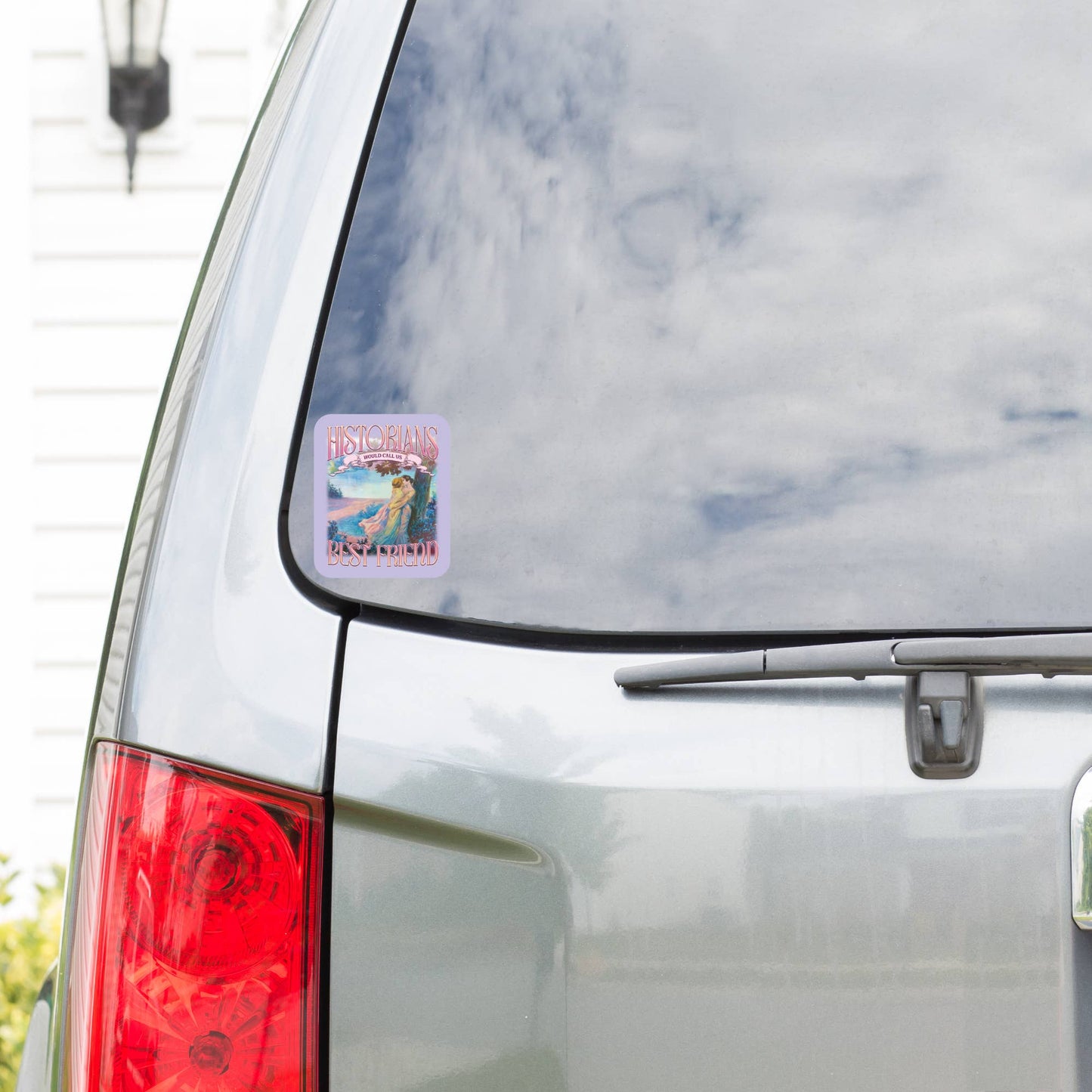 Juju and Moxie - LGBTQ Best Friend History High Quality Vinyl Sticker